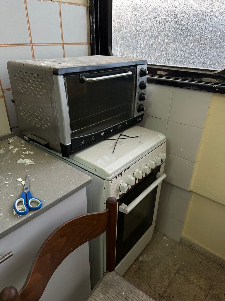 פינוי תנור ומטבח ישן